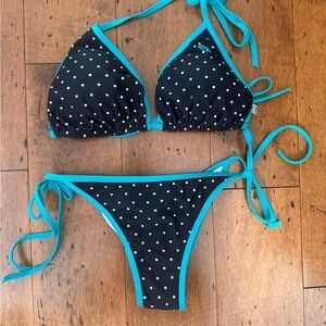 DIXXON Black Polka Dot Bikini